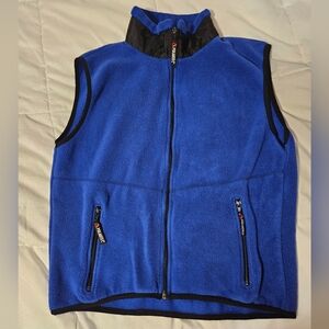 Blue Vintage Polartec Fleece Vest Marker